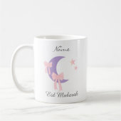Personalized Pink Bow Moon Eid Coffee Mug (Gauche)