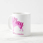 Personalized Pink Chihuahua Mug チワワ (Devant gauche)