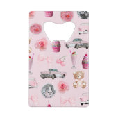 Personalized Pink Coquette Retro Cute Teddy Bear  (Dos)