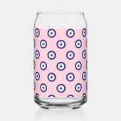 Personalized Pink Evil Eye Pattern Gifts With Name (Verso)