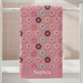 Personalized Pink Glitter Donut 