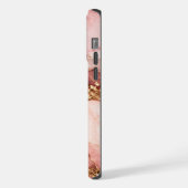 Personalized Pink Marble Aesthetic Phone Case (Côté gauche)