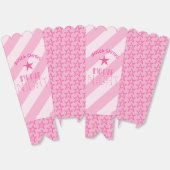 Personalized Pink Movie Night Popcorn Box Bedankdoosjes (Ongevouwen)