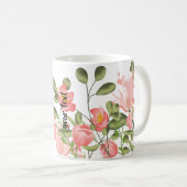 Personalized Pink Paradise Koffiemok (Voorkant rechts)