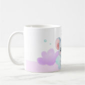 Personalized Pink & Purple Koala Mug – Custom Name Koffiemok (Links)