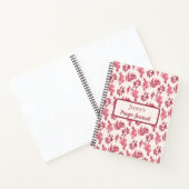 Personalized Pink Toile Prayer Journal Notitieboek (Binnen)
