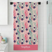 Personalized Pink Tropical Fish