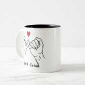 Personalized Pinky Promise Mug Valentine’s Day (Devant gauche)