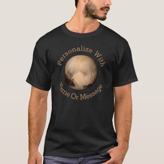 PERSONALIZED Pluto T-shirt (Voorkant)