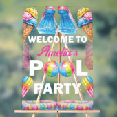 Personalized Pool Party Welcome (Neutre)