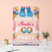 Personalized Pool Party Welcome (Mariage)