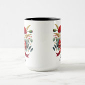 Personalized Poppy Flower Name Mug Gift (Centre)
