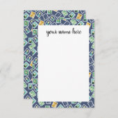 Personalized Postal Worker Note Cards Bedankkaart (Voorkant / Achterkant)