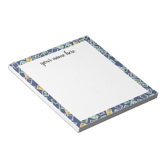 Personalized Postal Worker Notepad Notitieblok (Schuin)