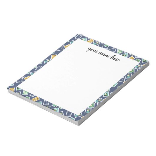 Personalized Postal Worker Notepad Notitieblok (Gedraaid)