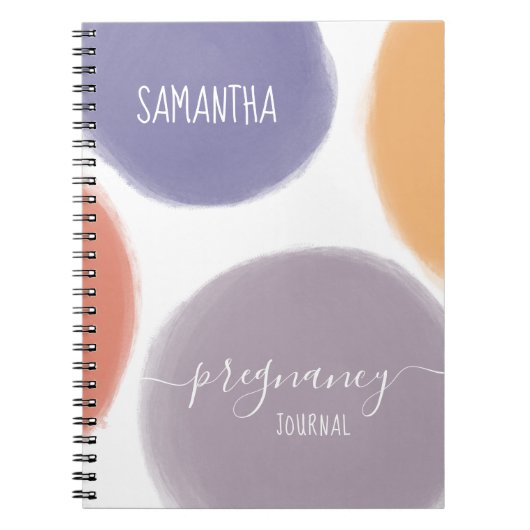 Personalized Pregnancy Journal Notitieboek (Voorkant)