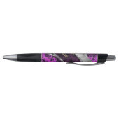 Personalized pretty magenta girly damask pattern pen (Bodem)