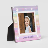 Personalized Princess Photo tabletop Plaque (Recto)