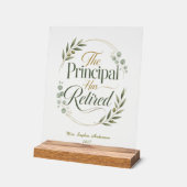 Personalized Principal Retirement Gift (Angle)