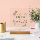 Personalized Principal Retirement Gift (Mariage)