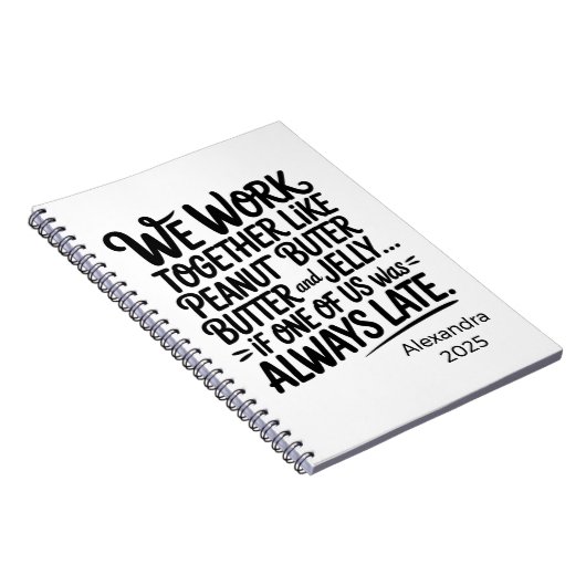 Personalized Professional Overthinker Notitieboek (Rechterzijde)