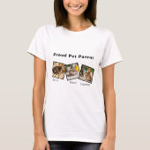 Personalized Proud Pet Parent T-Shirt (Devant)