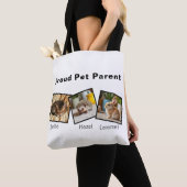 Personalized Proud Pet Parent Tote Bag (De près)