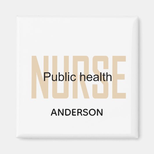 Personalized Public health nurse RN gifts Magneet (Voorkant)