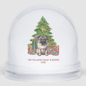 Personalized Pug Dog Christmas (Avant)