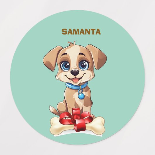 Personalized Puppy Labels (Design 1)