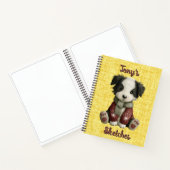 Personalized Puppy Notitieboek (Binnen)