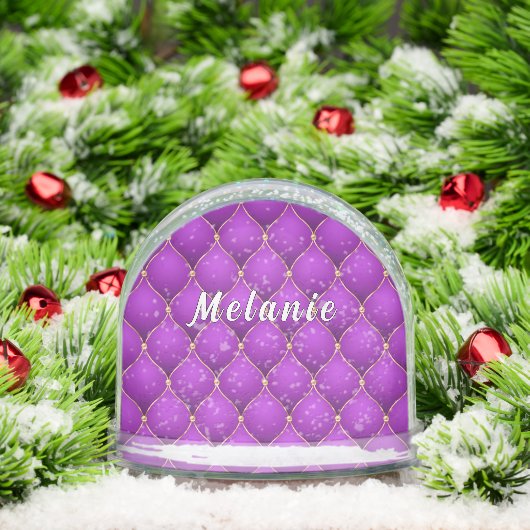 Personalized Purple and Gold Custom Name (Noël)