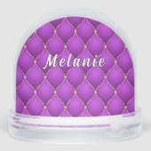 Personalized Purple and Gold Custom Name (Arrière)