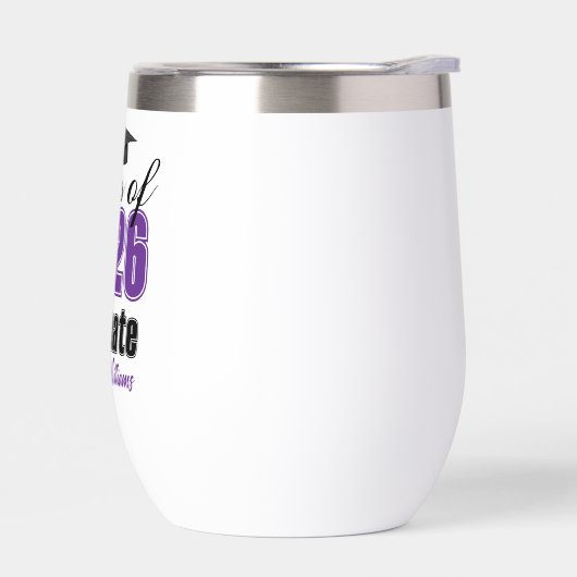 Personalized Purple Class of 2026 Graduation (Gauche)