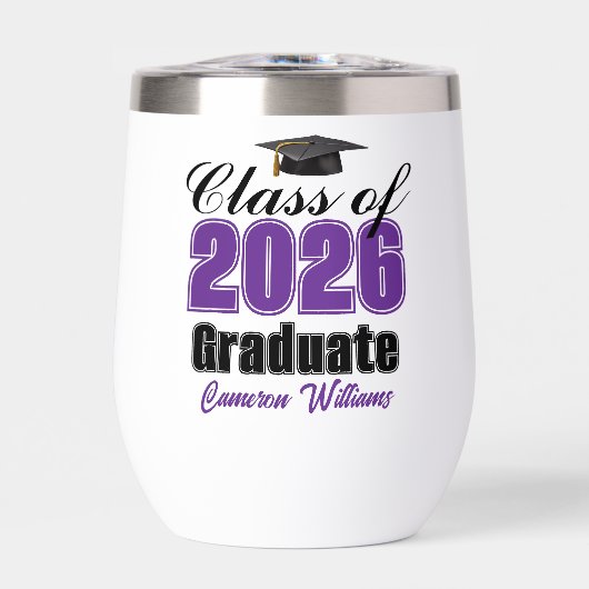 Personalized Purple Class of 2026 Graduation (Avant)