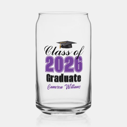 Personalized Purple Class of 2026 Graduation (Recto)