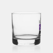 Personalized Purple Class of 2026 Graduation Whisky Glas (Rechts)