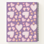 Personalized Purple Heart Daily Journal Custom (Dos)