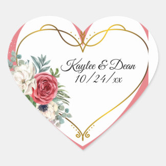 Personalized Purple Heart stickers