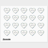 Personalized Purple Heart stickers (Vel)