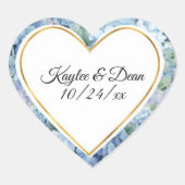 Personalized Purple Heart stickers (Devant)