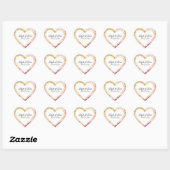 Personalized Purple Heart stickers (Feuille)