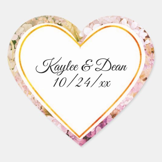 Personalized Purple Heart stickers (Devant)