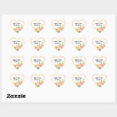 Personalized Purple Heart stickers (Feuille)