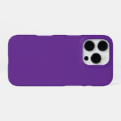 Personalized Purple iPhone Case with Custom Hoesje (Achterkant horizontaal)
