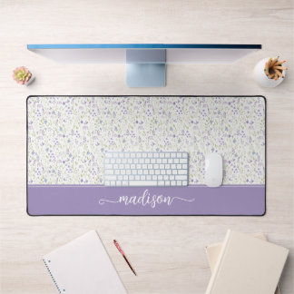 Personalized Purple Wildflower Monogram