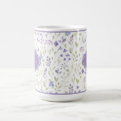 Personalized Purple Wildflower Mug (Centre)