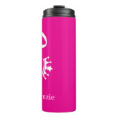 Personalized Queen With Crown Thermosbeker (Voorkant)