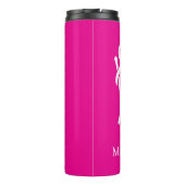 Personalized Queen With Crown Thermosbeker (Achterkant)