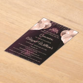 Personalized Quinceañera Invitation | Mis Quince A (Poser)